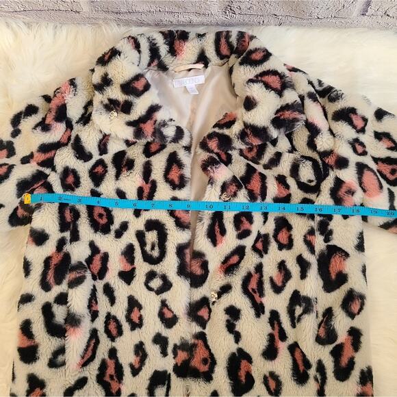Abound Faux Fur Leopard Print Wrap Jacket XXS - Picture 7 of 8
